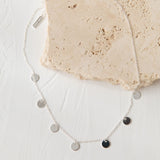 Solar Choker Necklace in Silver