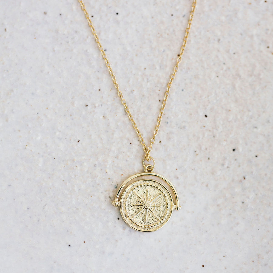 Golden Compass Necklace